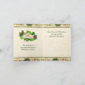 ネイチャーズクリスマスマグノリアリースnパインブーズ シーズンカード (内部)