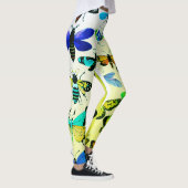 ネイチャーズグレースウォーターカラーバタフライレギンス レギンス (右)