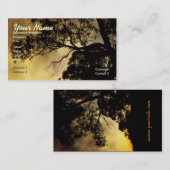 ネイチャーズシルエットデュスクビジネスカード 名刺 (正面/裏面)