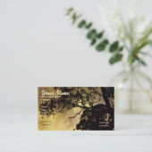 ネイチャーズシルエットデュスクビジネスカード 名刺 (スタンド正面)