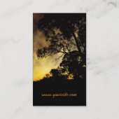 ネイチャーズシルエットデュスクビジネスカード 名刺 (裏面)