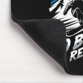 ネイチャーズスピードウェイNo Brakes Required Snowboarding マウスパッド (コーナー)