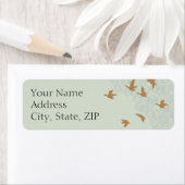 ネイチャーズスプレンダーベージュ色記念日差出人住所 ラベル (インサイチュ)