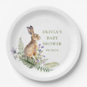 ネイチャーズディライトウッドランドクラシックラビット ペーパープレート (正面)