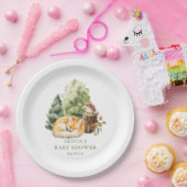 ネイチャーズディライトキツネベビーシャワー ペーパープレート (パーティー)