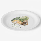 ネイチャーズディライトキツネベビーシャワー ペーパープレート (アングル)