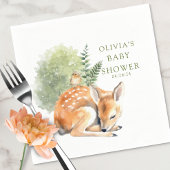 ネイチャーズディライトディアベイビーシャワーのお願い スタンダードカクテルナプキン