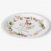 ネイチャーズディライトディアベビーシャワー ペーパープレート (アングル)