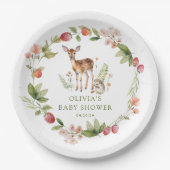 ネイチャーズディライトディアベビーシャワー ペーパープレート (正面)