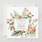 ネイチャーズディライトディアベビーシャワー 招待状 (正面)