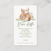 ネイチャーズディライトバニーおむつラッフル エンクロージャーカード (正面)