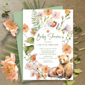 ネイチャーズディライトベアーベイビーシャワー招待状 招待状