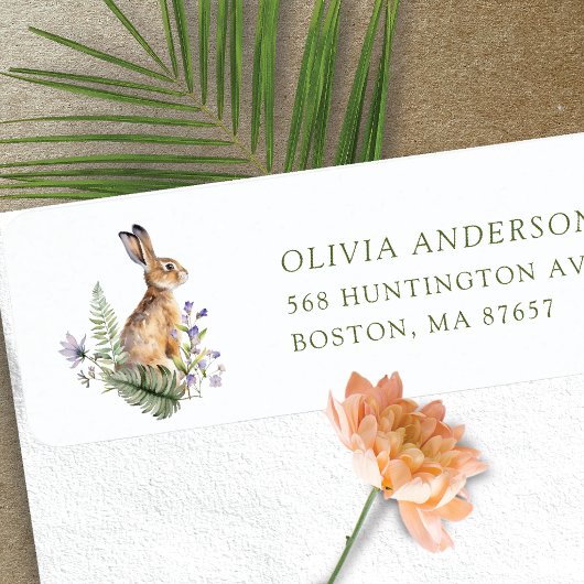 ネイチャーズディライトベビーシャワーバニー住所 シール