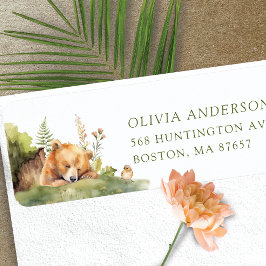 ネイチャーズディライトベビーシャワーベア住所 シール