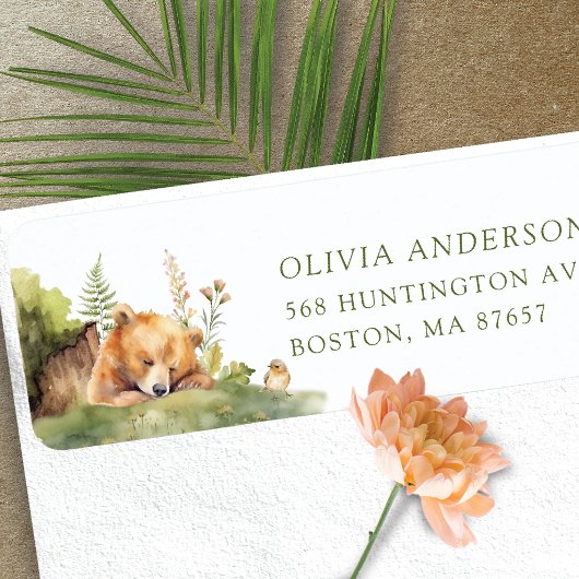 ネイチャーズディライトベビーシャワーベア住所 シール