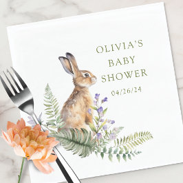 ネイチャーズデライトクラシックラビットペーパーナプキン スタンダードランチョンナプキン