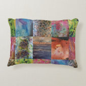 ネイチャーズパレット鮮やか-海インスパイアアート アクセントクッション (裏面)