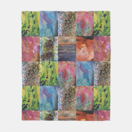 ネイチャーズパレット鮮やか-海インスパイアアート フリースブランケット