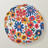 ネイチャーズブルーミングTouch円枕 ラウンドクッション (裏面)