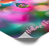 ネイチャーズプリズム：花の花の花に露 ポスター (角)