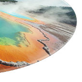 ネイチャーズホットカラフル春アート カッティングボード (角)