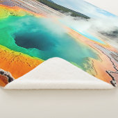 ネイチャーズホットカラフル春アート シェルパブランケット (3/4)