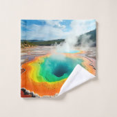 ネイチャーズホットカラフル春アート バスタオルセット (ウォッシュタオル)