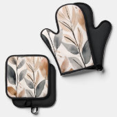 ネイチャーズボタニカルボホ 鍋つかみ&鍋敷きセット (正面/裏面)