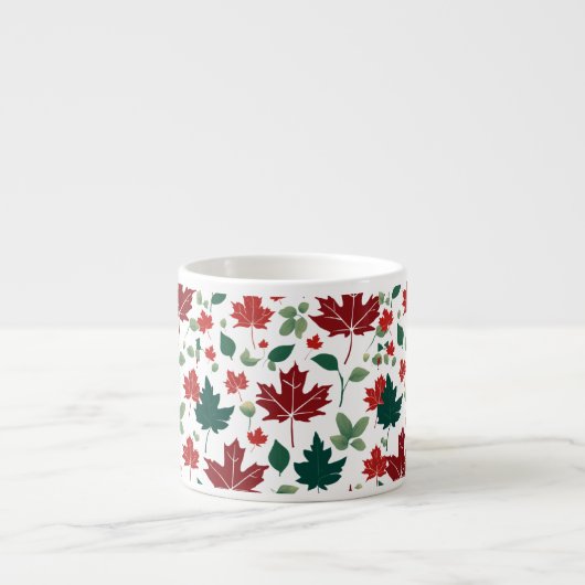 ネイチャーズsip：スペシャリティエスプレッソマグカップ葉付 エスプレッソカップ (正面)