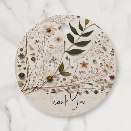 ネイチャー美しい植物花葉と結婚s フェイバータグ (正面)