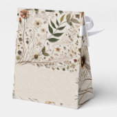 ネイチャー美しい植物花葉と結婚s フェイバーボックス (裏面サイド)