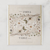 ネイチャー美しい植物花葉と結婚s プレイスカード (外部開封)