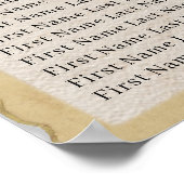 ネイチャー美しい植物花葉と結婚s ポスター (角)