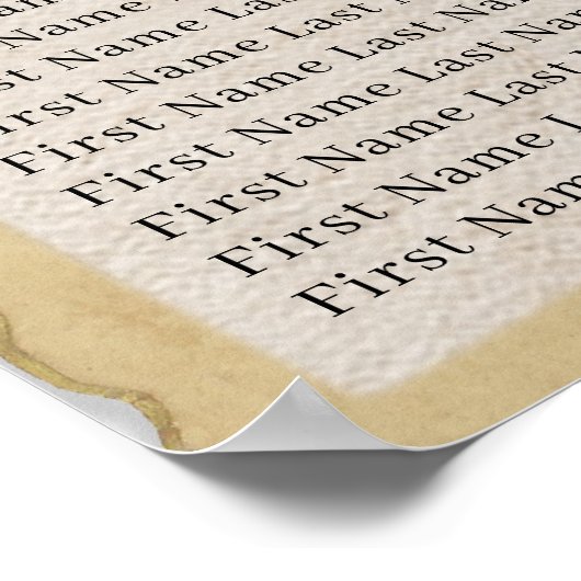 ネイチャー美しい植物花葉と結婚s ポスター (角)