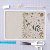 ネイチャー美しい植物花葉と結婚s 薄葉紙 (クラフト)