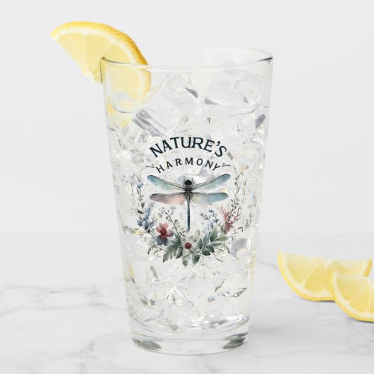 ネイチャー調和 – ドラゴン芸術的フライ タンブラーグラス (アイス正面)