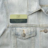 ネイチャー調和：ハンターグリーン&ピスタチオ黄 名札 (インサイチュ)