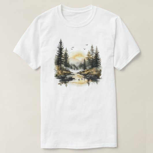 ネイチャー・イズ・コーリングTシャツ Tシャツ (デザイン正面)