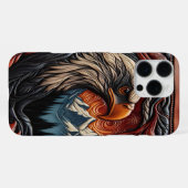 ネイチャー イーグル デザイン iPhoneケース (裏面横)