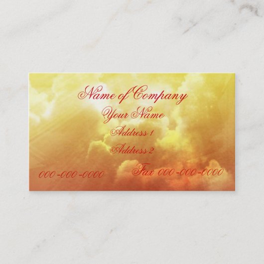 ネイチャー・スピリット・ビジネス・カード 名刺 (正面)