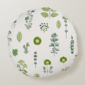 ネイチャーTouchグリーントーン ラウンドクッション (裏面)