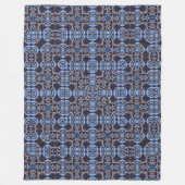 ネイティブアメリカンのシャーマンの夢のキルト毛布 フリースブランケット (正面)