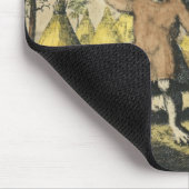 ネイティブアメリカンのシャーマン マウスパッド (コーナー)