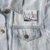 ネイティブアメリカンのシャーマン 缶バッジ (インサイチュ)