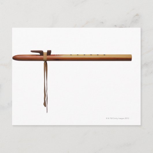 ネイティブアメリカンのセダーフルート ポストカード (正面)
