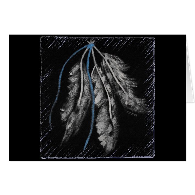 ネイティブアメリカンのデザイン (正面横)