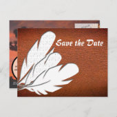 ネイティブアメリカンのデザイン 案内ポストカード (正面/裏面)