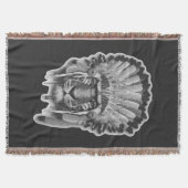 ネイティブアメリカンのトラの責任者 スローブランケット (正面)