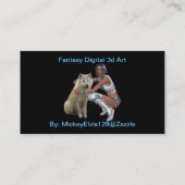ネイティブアメリカンのプロフィールカード 名刺 (裏面)
