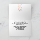 ネイティブアメリカンのベビーのための最初バースデー・カード カード (内部)